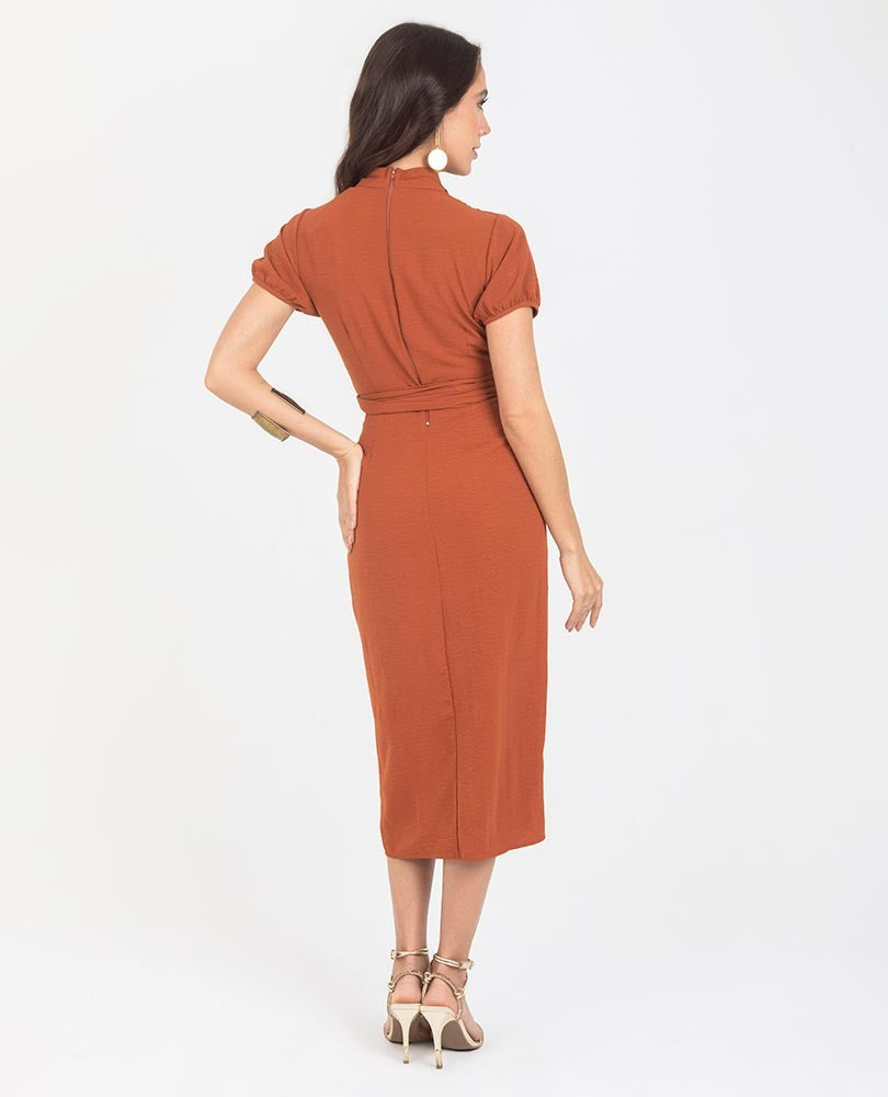 VESTIDO MIDI PARA MUJER CON TIRAS CRUZADAS Adrissa