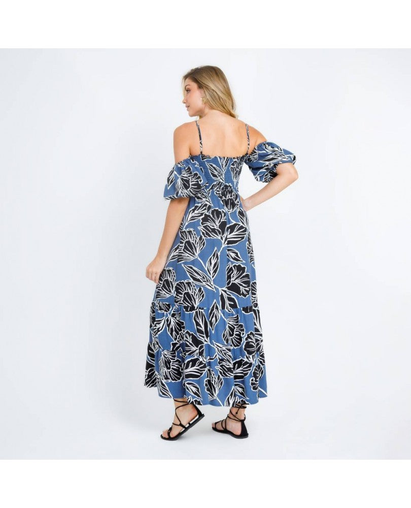 VESTIDO MIDI PARA MUJER ESTAMPADO Adrissa
