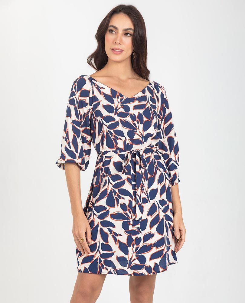 VESTIDO TALEGO PARA MUJER ESTAMPADO Adrissa Vestidos