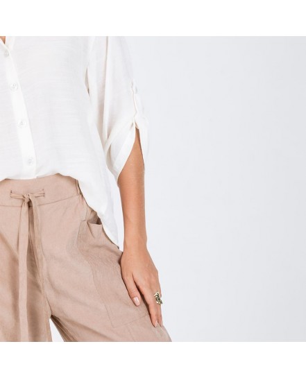 CAMISA MANGA 3/4 PARA MUJER