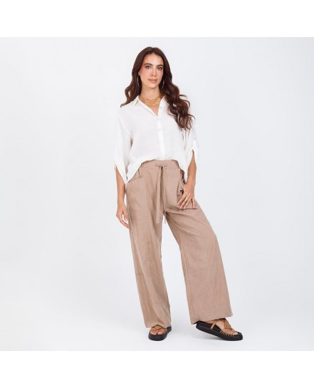 CAMISA MANGA 3/4 PARA MUJER