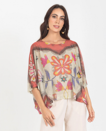 BLUSA ESTAMPADA PARA MUJER