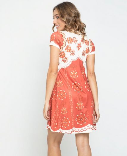 VESTIDO CORTO ESTAMPADO... 2