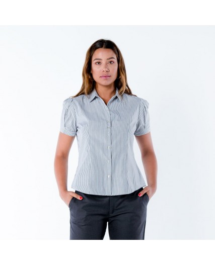 CAMISA RAYAS MANGA CORTA...