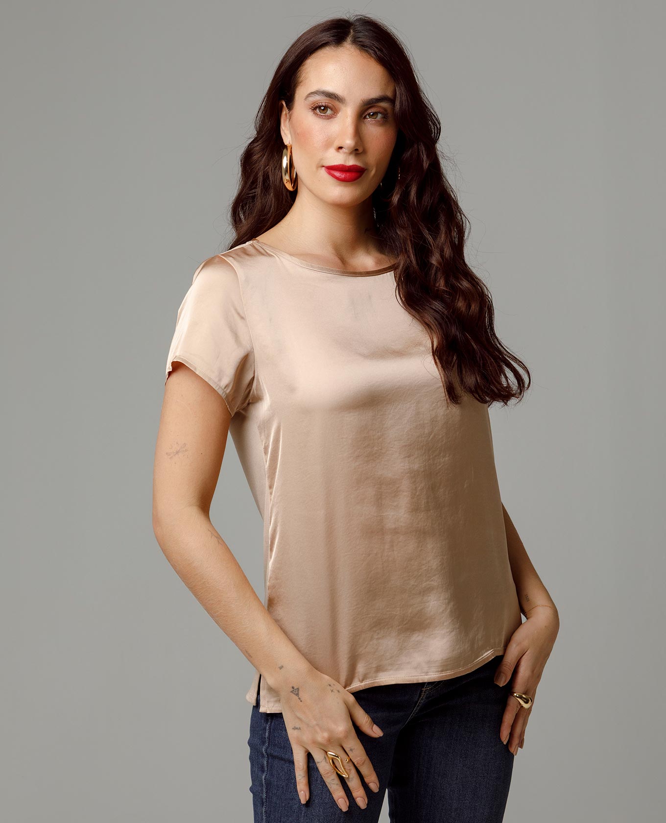 BLUSA ADRISSA BÁSICA JULIANA PARA MUJER