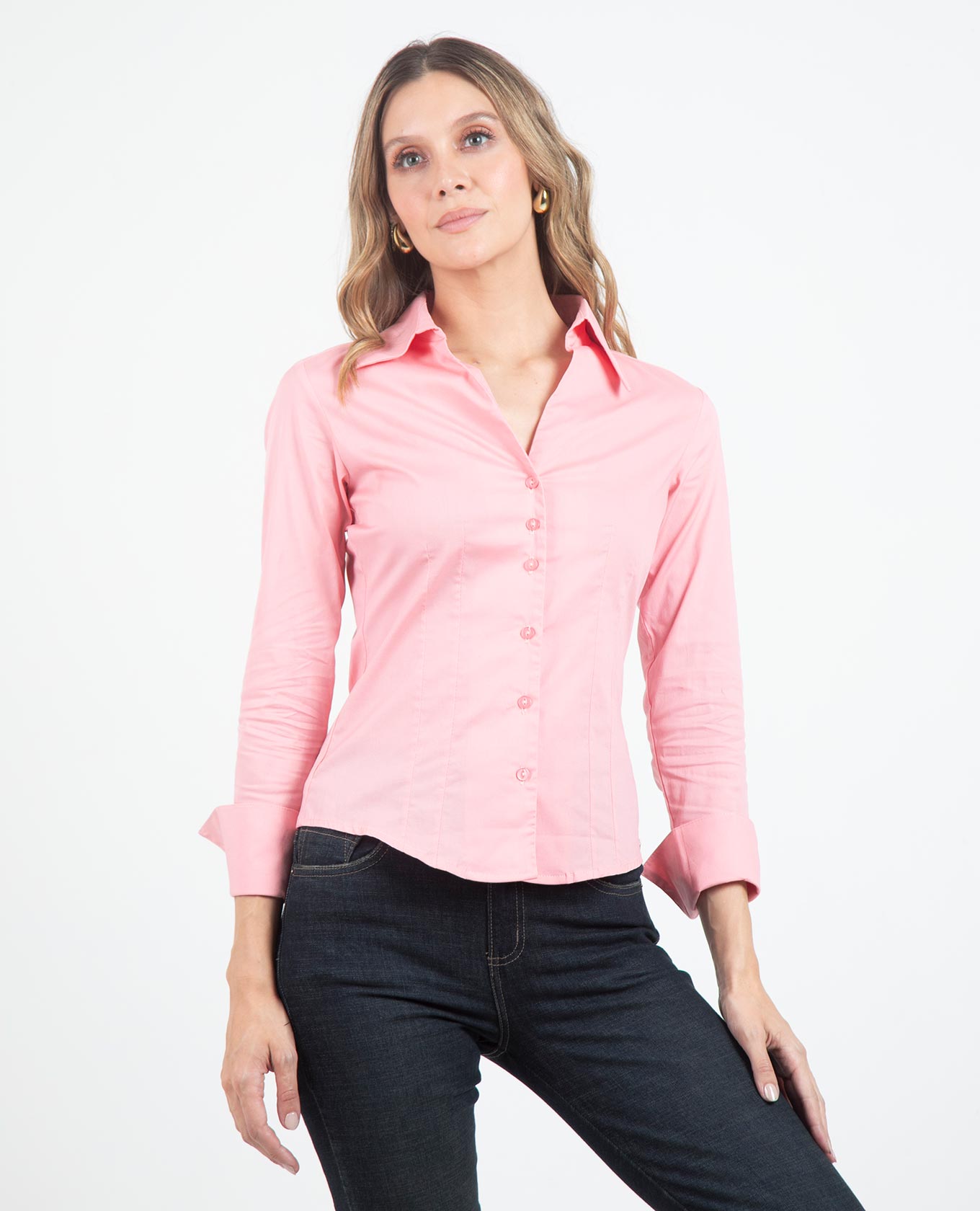 BLUSA ADRISSA BÁSICA ANA PARA MUJER PALO DE ROSA Adrissa