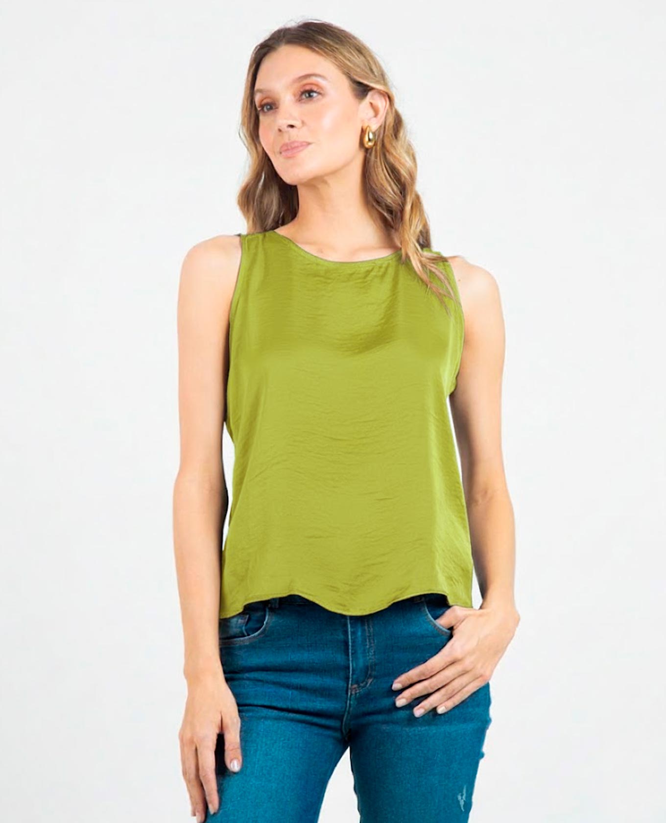 BLUSA ADRISSA BÁSICA DENISSE PARA MUJER VERDE PISTACHO Adrissa