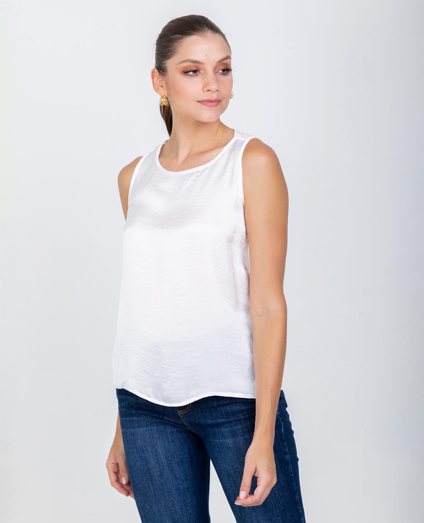 BLUSA ADRISSA BÁSICA DENISSE PARA MUJER IVORY Adrissa