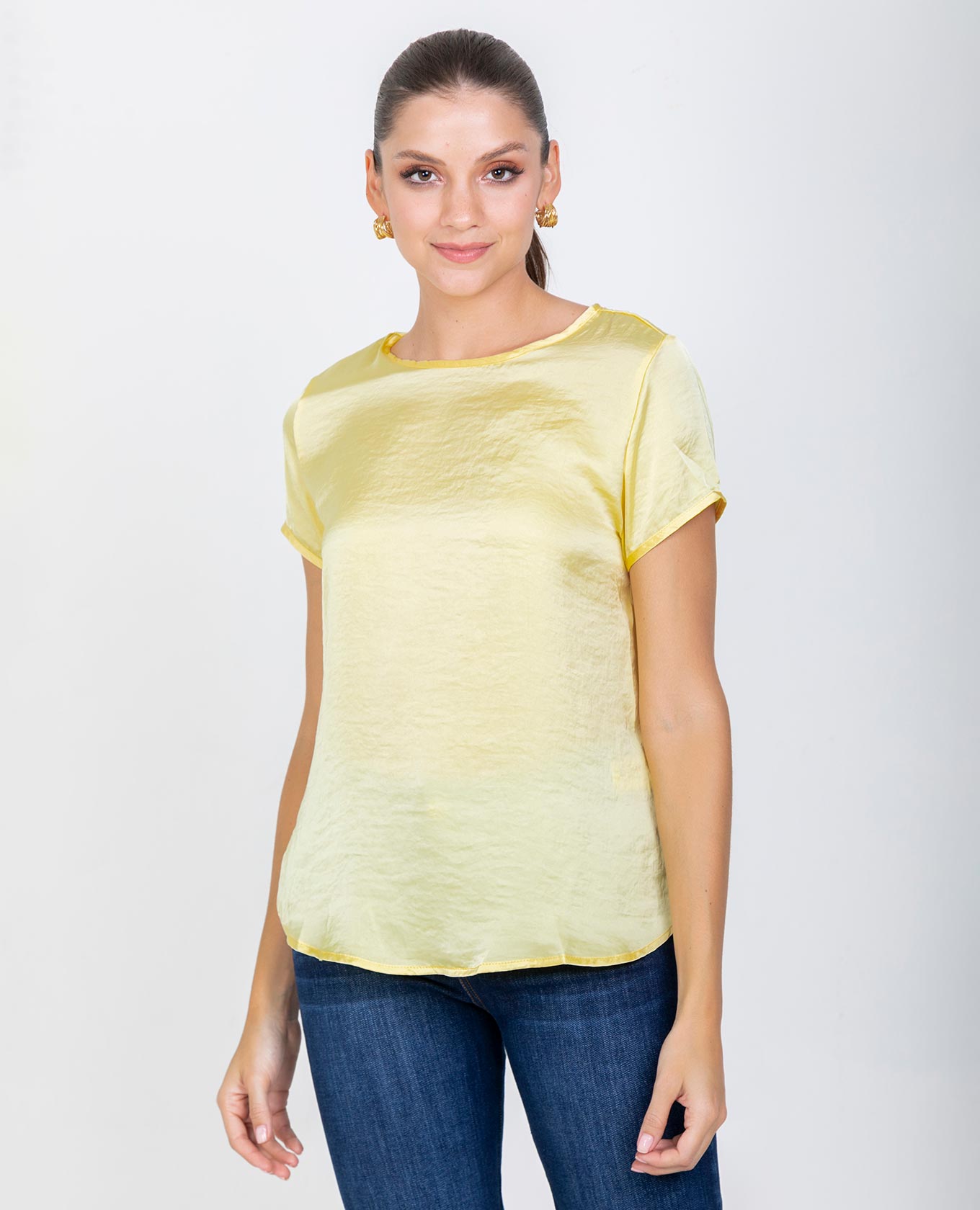 BLUSA ADRISSA BÁSICA MARÍA PARA MUJER AMARILLO Adrissa