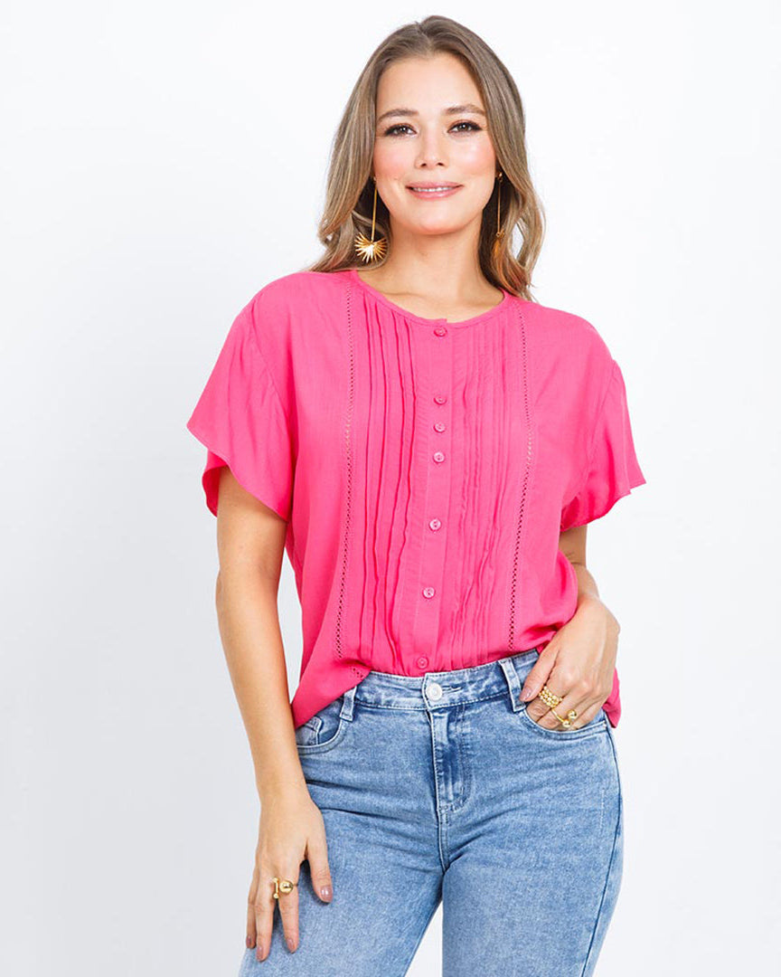 CAMISA MANGA CORTA PARA MUJER Adrissa