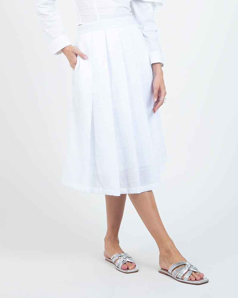 FALDA BLANCA PARA MUJER EN TABLAS Adrissa