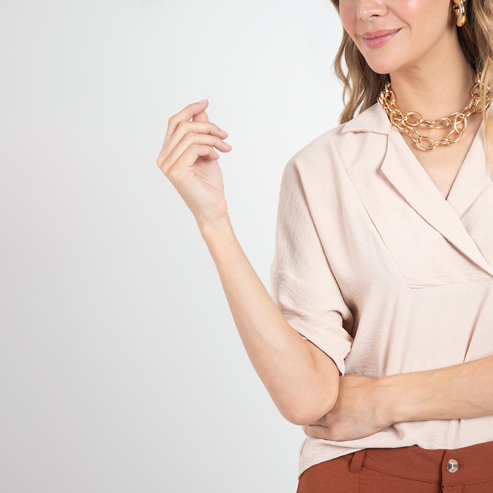 BLUSA MANGA CORTA PARA MUJER Adrissa