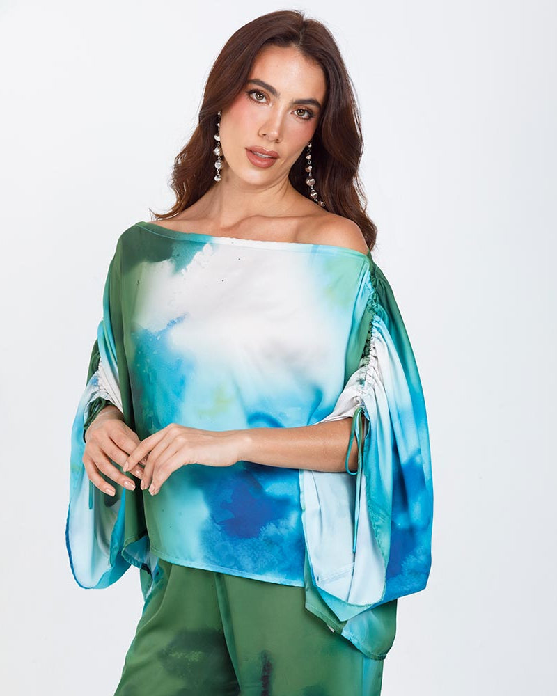 BLUSA CELEBRACIÓN PARA MUJER ESTAMPADO Adrissa