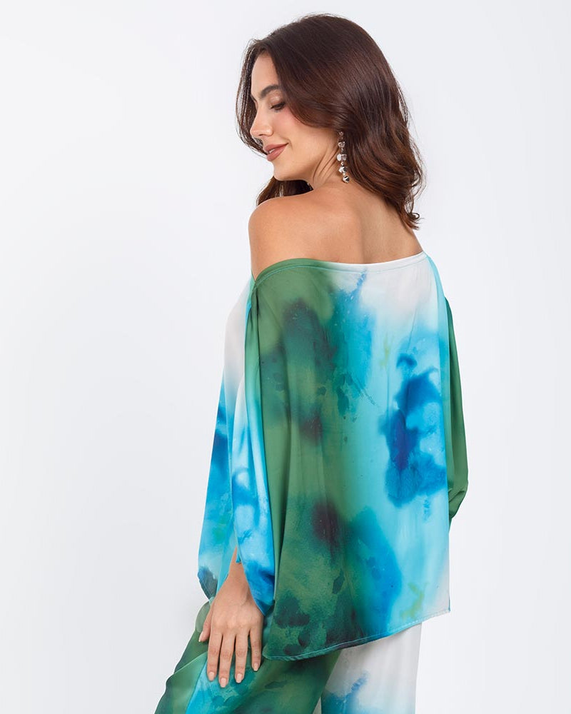 BLUSA CELEBRACIÓN PARA MUJER ESTAMPADO Adrissa