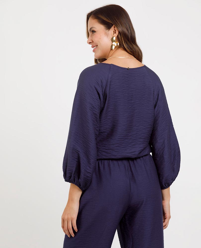 BLUSA MANGA 3/4 PARA MUJER MANGA RANGLAN Adrissa