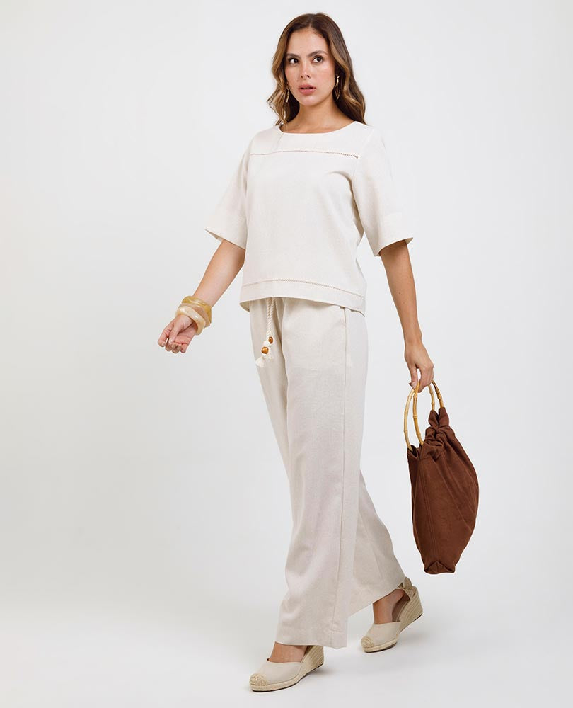 BLUSA MANGA CORTA PARA MUJER Adrissa