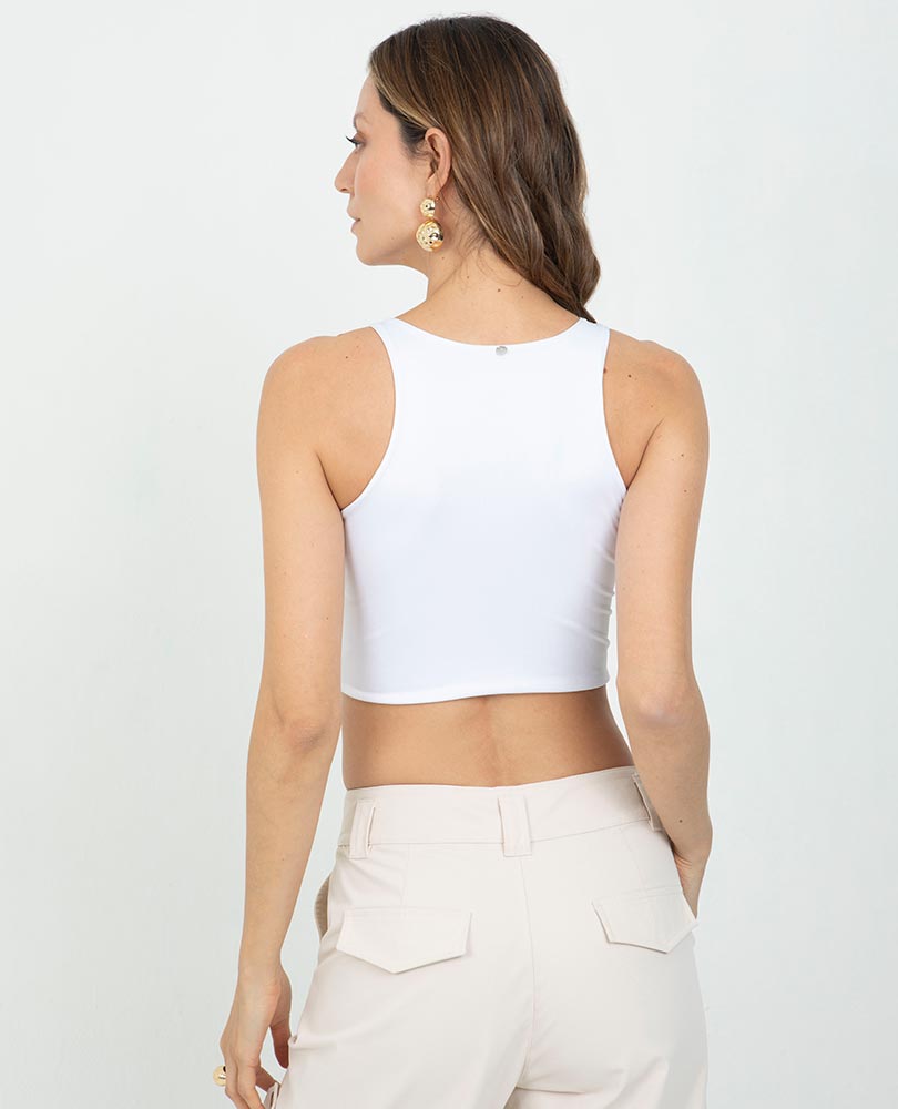 CROP TOP PARA MUJER ESCOTE REDONDO Adrissa