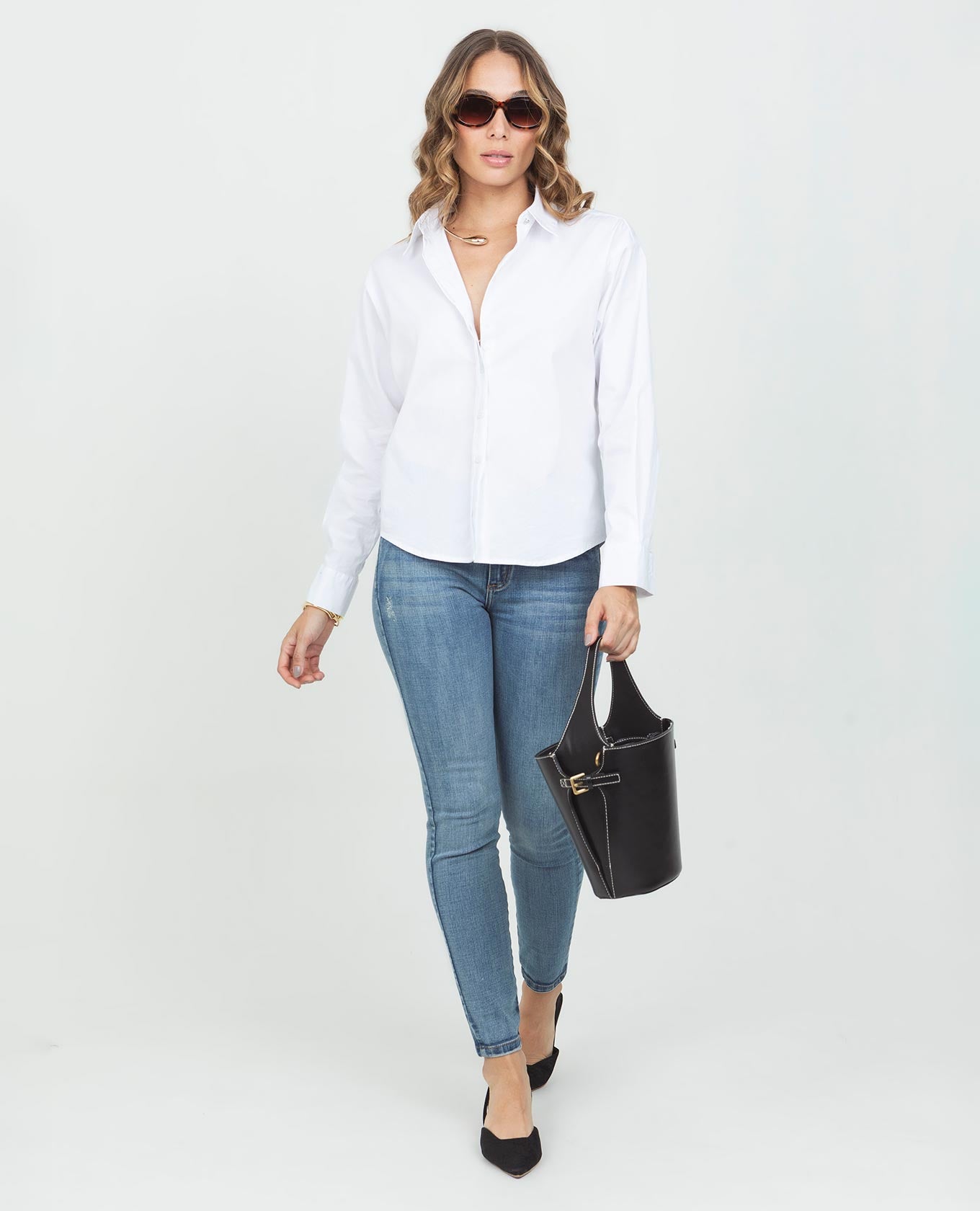 JEAN SKINNY PARA MUJER TONO CLARO PRETINA DELGADA CINCO BOLSILLOS Adrissa | Ropa para mujer