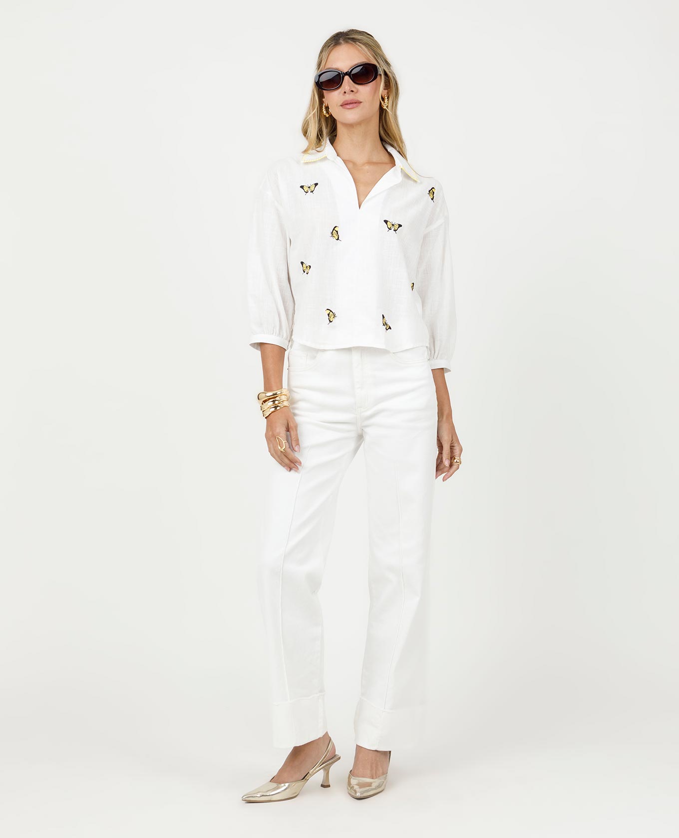 BLUSA PARA MUJER BORDADOS COLOMBIA MÁGICA TELA CON EFECTO LINO Adrissa | Ropa para mujer Blusas