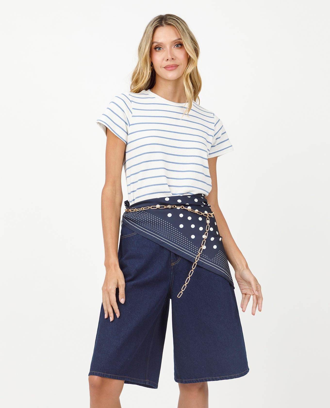 BERMUDA YORK PARA MUJER CINCO BOLSILLOS EN DENIM Adrissa | Ropa para mujer