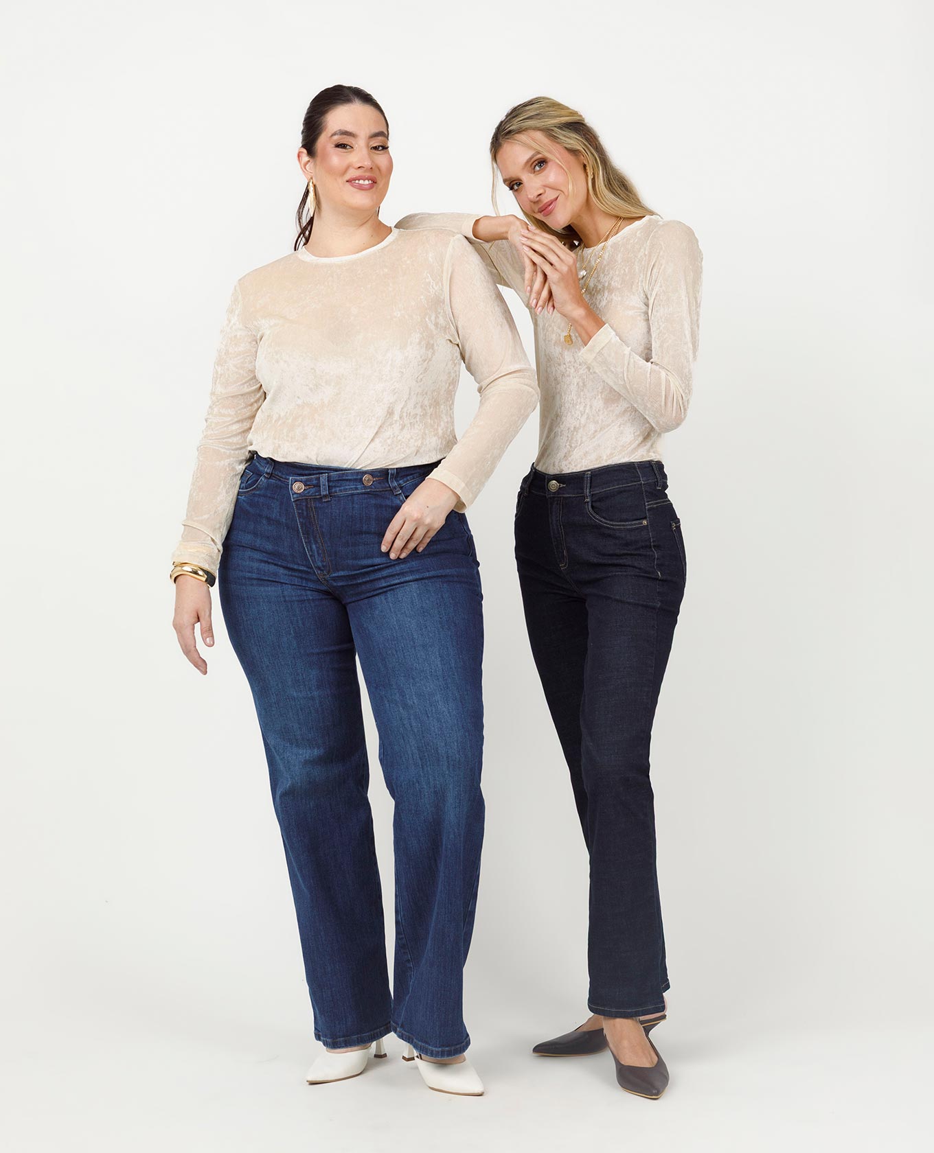 BUZO CUELLO REDONDO PARA MUJER EN MESH TIPO VELVET Adrissa | Ropa para mujer Blusas