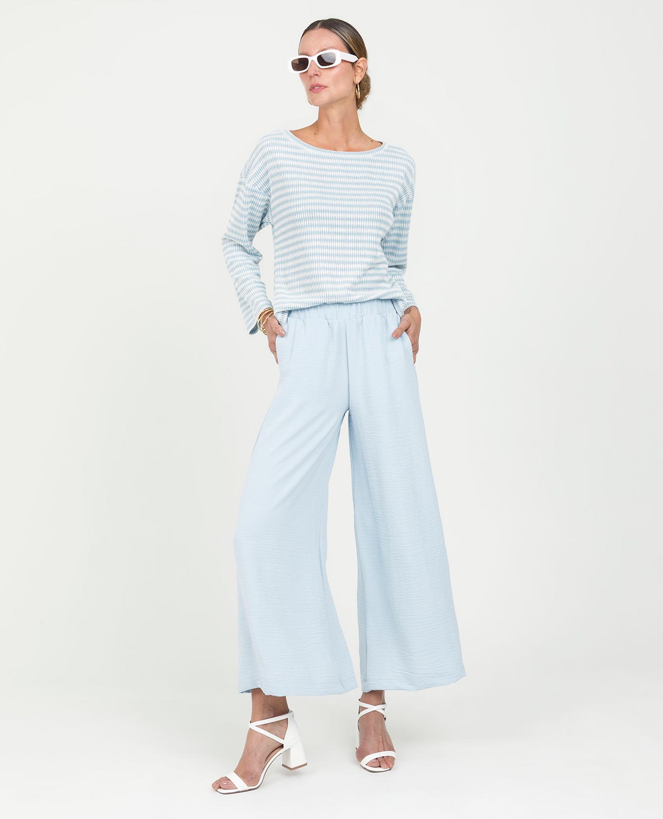 BUZO TEJIDO PARA MUJER ESCOTE SEMI BANDEJA Adrissa | Ropa para mujer Blusas