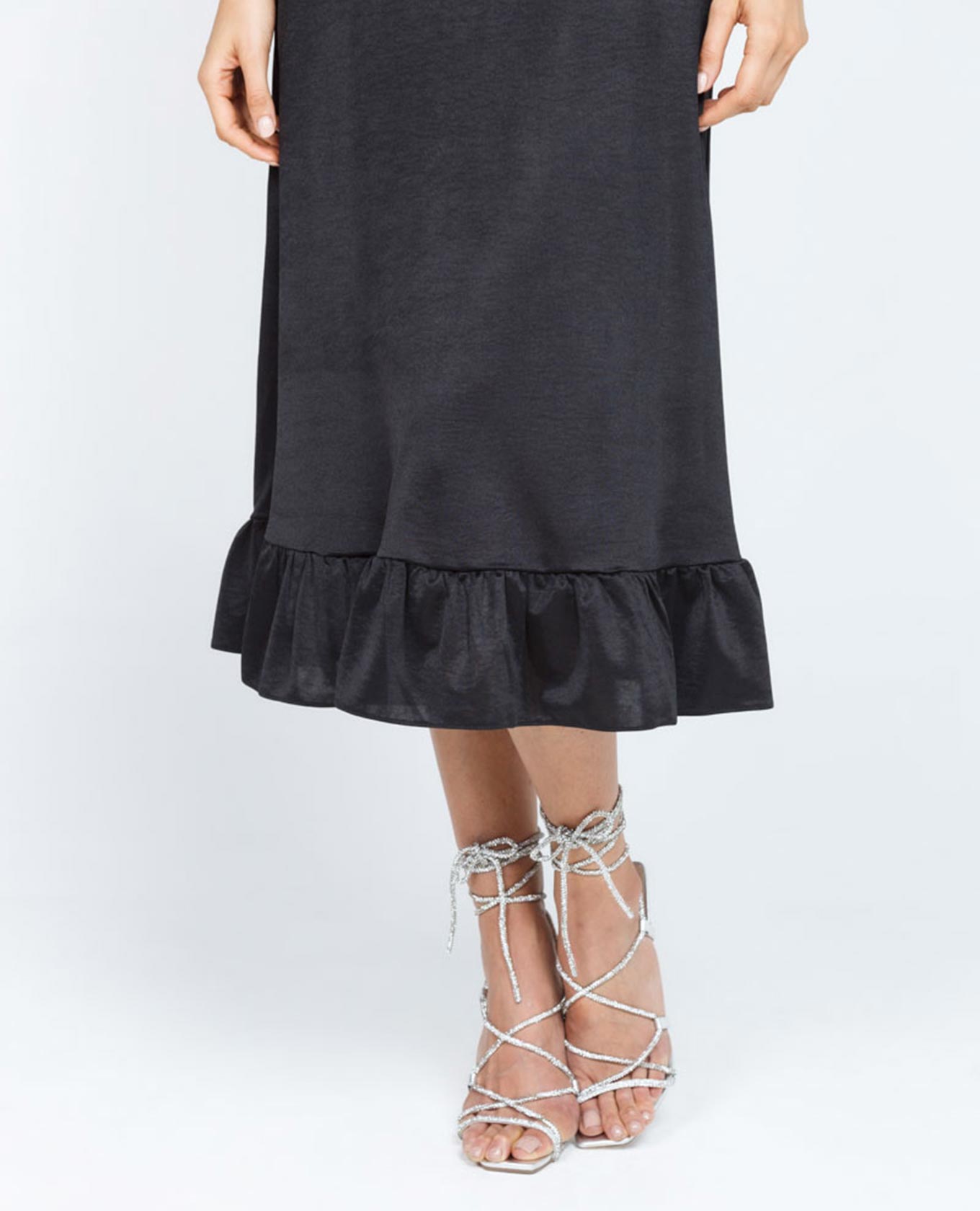 VESTIDO MIDI PARA MUJER NEGRO Adrissa