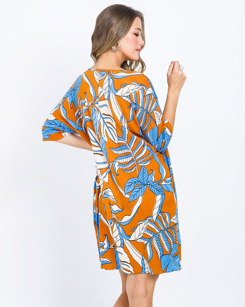 VESTIDO CORTO PARA MUJER ESTAMPADO Adrissa