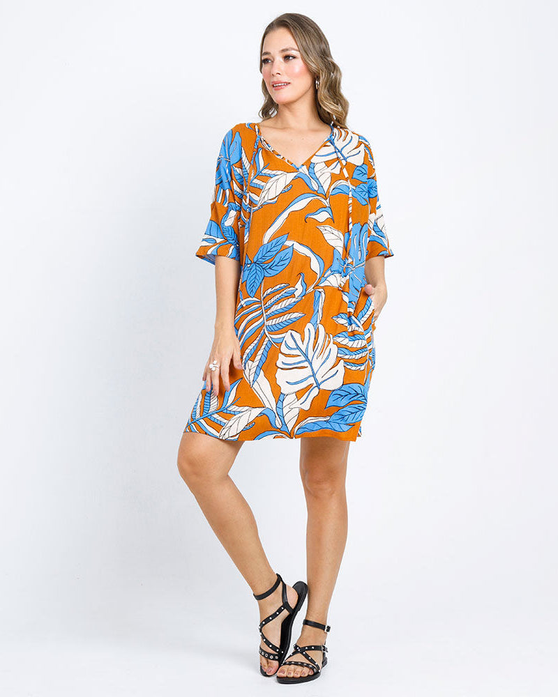 VESTIDO CORTO PARA MUJER ESTAMPADO Adrissa