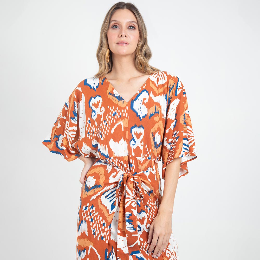 VESTIDO BOHEMIO PARA MUJER ESTAMPADO Adrissa