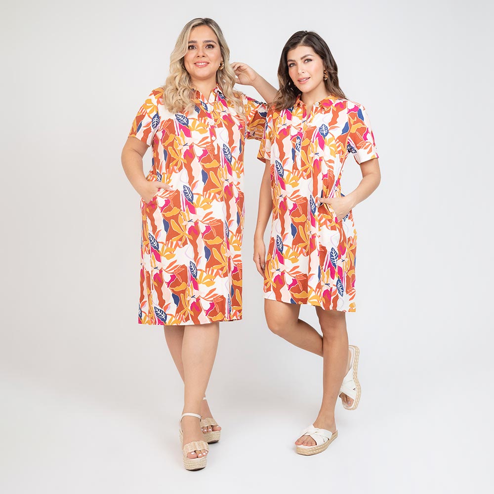 VESTIDO TALEGO PARA MUJER ESTAMPADO Adrissa