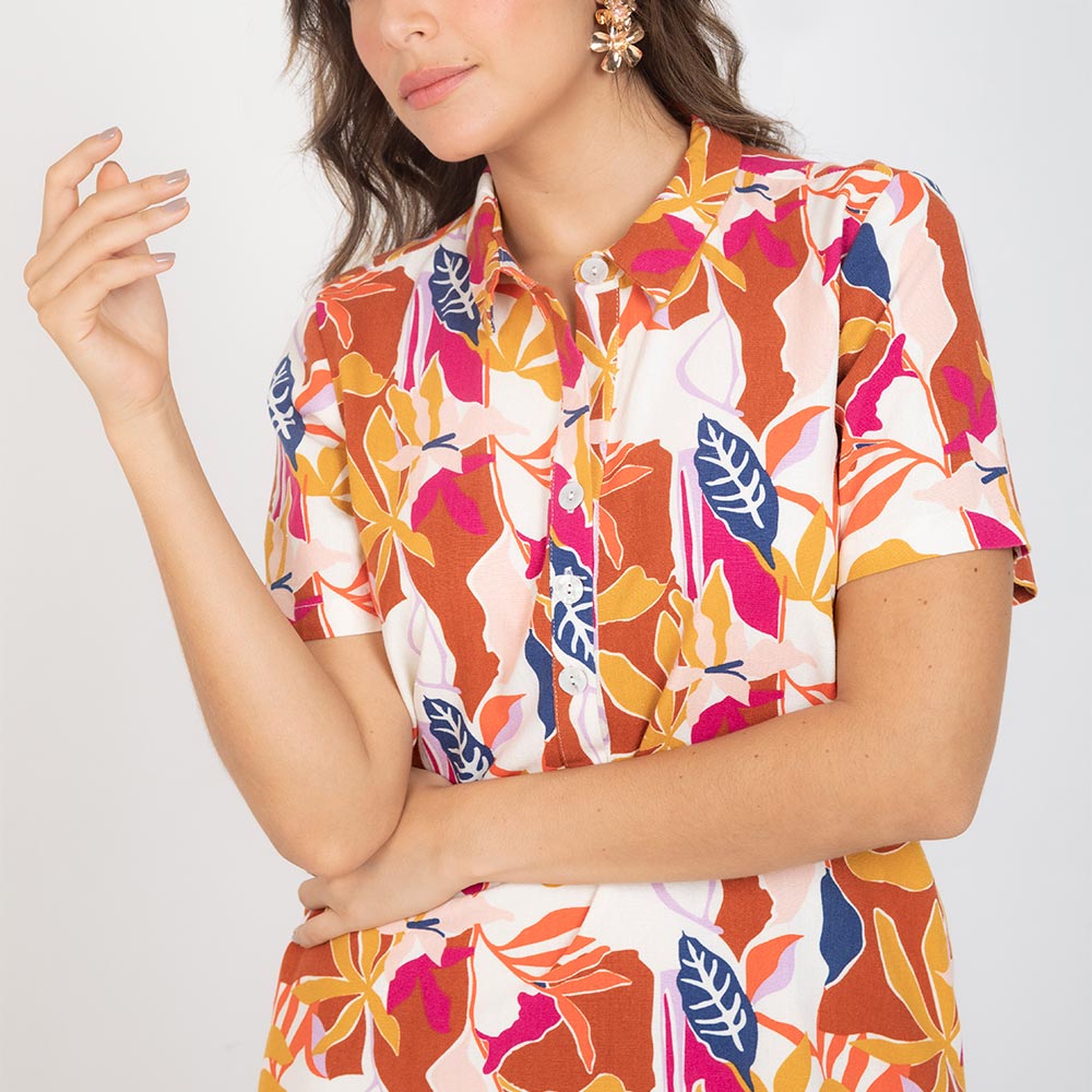 VESTIDO TALEGO PARA MUJER ESTAMPADO Adrissa