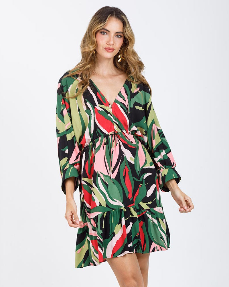 VESTIDO ESTAMPADO PARA MUJER CORTO Adrissa