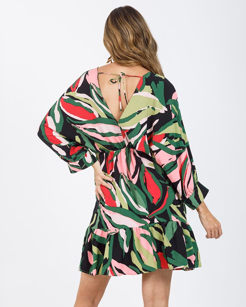 VESTIDO ESTAMPADO PARA MUJER CORTO Adrissa