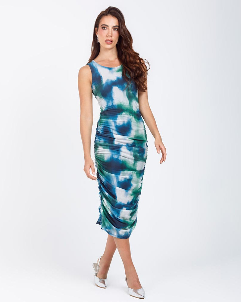 VESTIDO CELEBRACIÓN PARA MUJER EN MALLA Adrissa