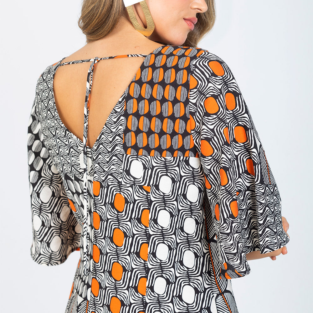 VESTIDO CORTO PARA MUJER ESTAMPADO Adrissa