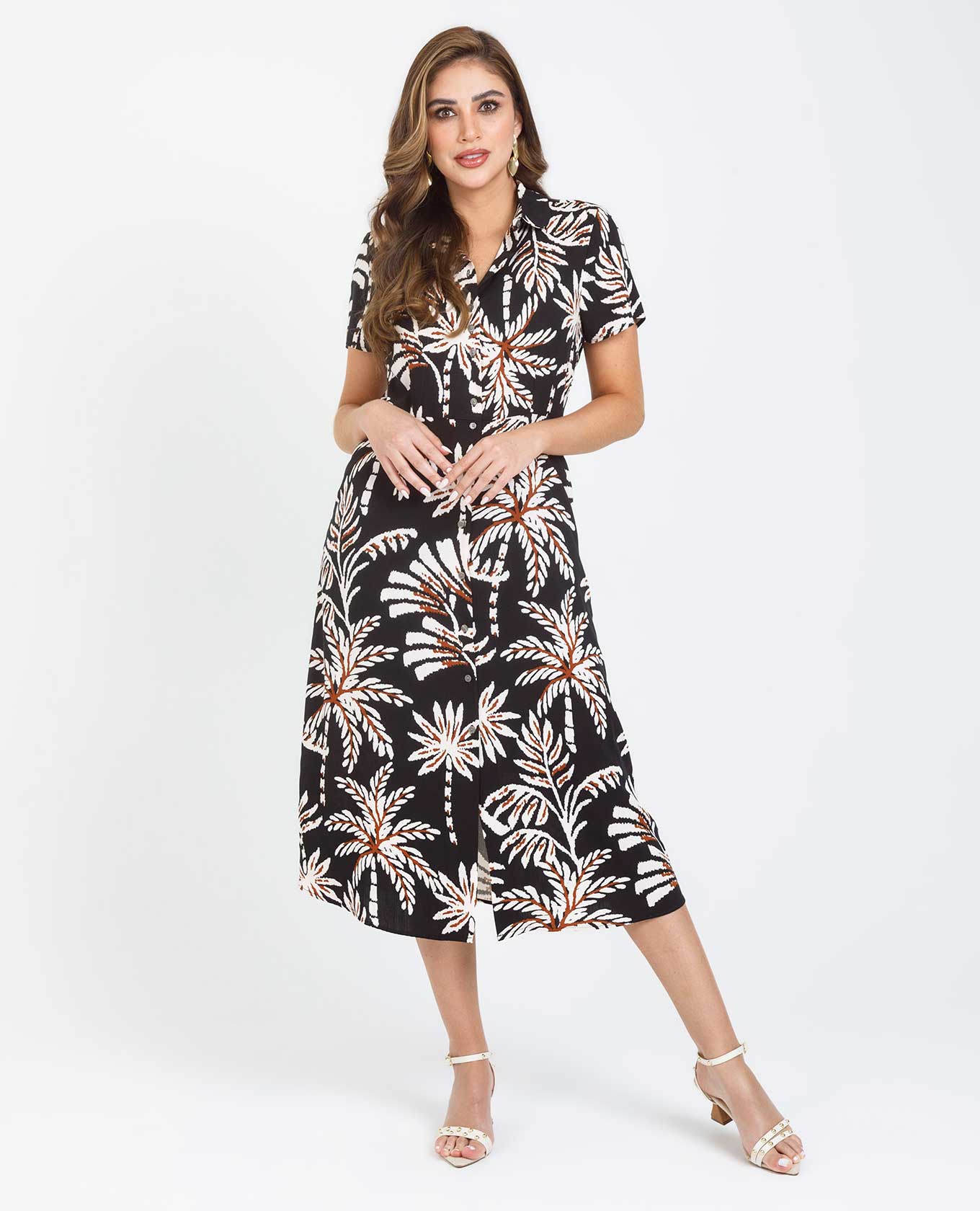 VESTIDO MIDI PARA MUJER ESTAMPADO Adrissa