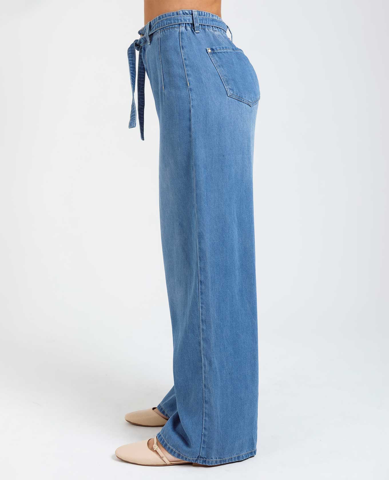 JEAN WIDE LEG PARA MUJER EN TONO MEDIO Adrissa