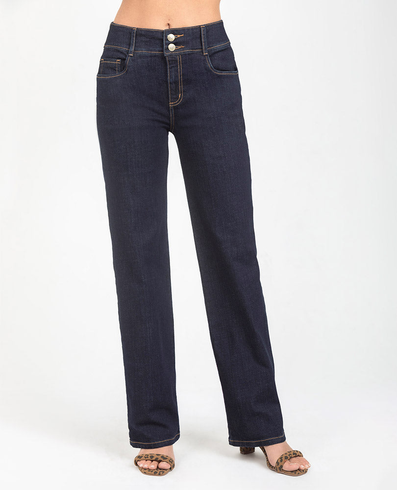 JEAN REGULAR PARA MUJER TONO OSCURO Adrissa