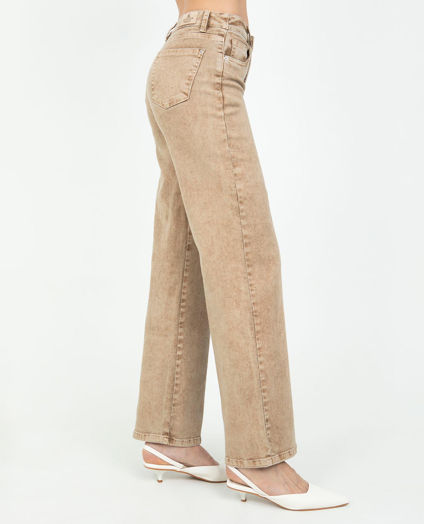 JEAN PALAZZO PARA MUJER PROCESO ACID WASH PRETINA DELGADA CINCO BOLSILLOS Adrissa | Ropa para mujer