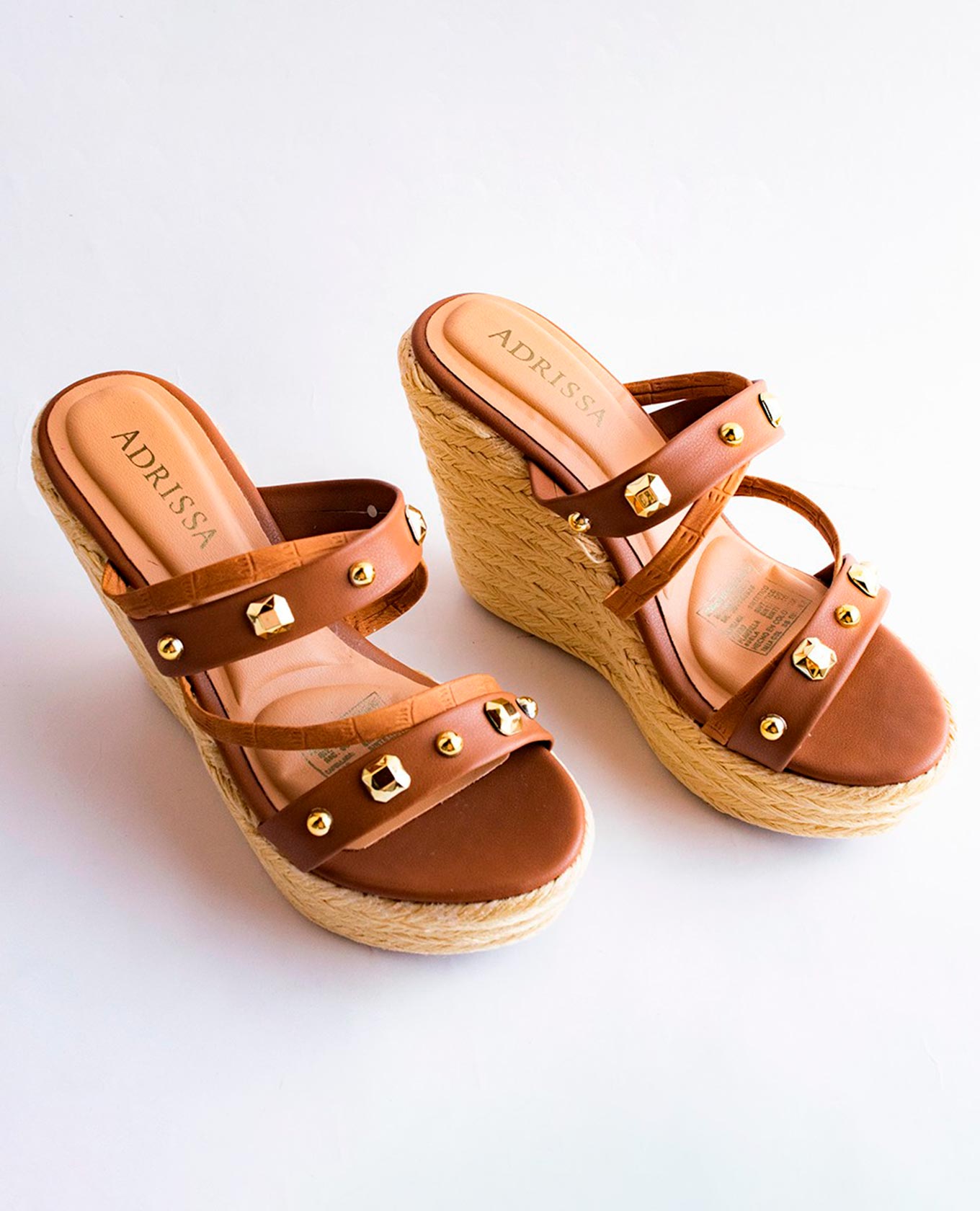 PLATAFORMA YUTE PARA MUJER CUERDAS CRUZA Adrissa