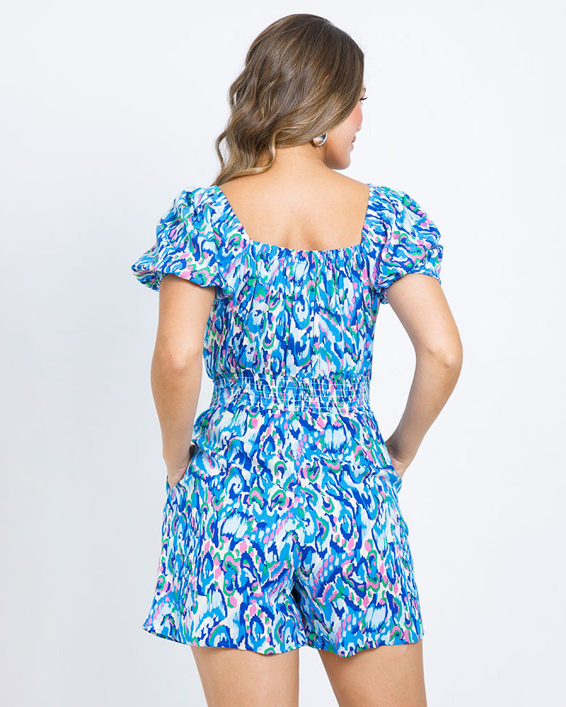 ENTERIZO CORTO PARA MUJER ESCOTE CUADRADO Adrissa