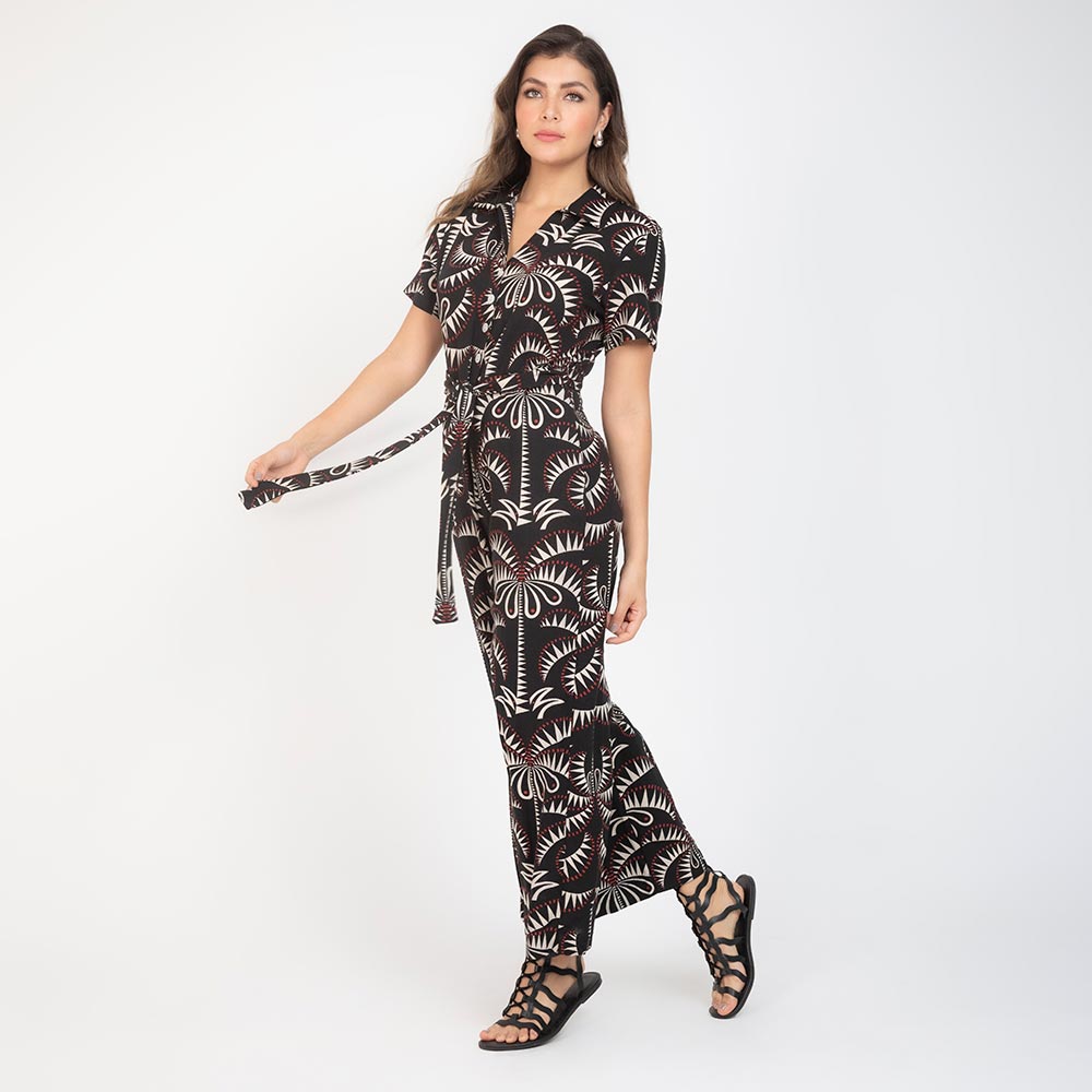 ENTERIZO LARGO PARA MUJER ESTAMPADO Adrissa