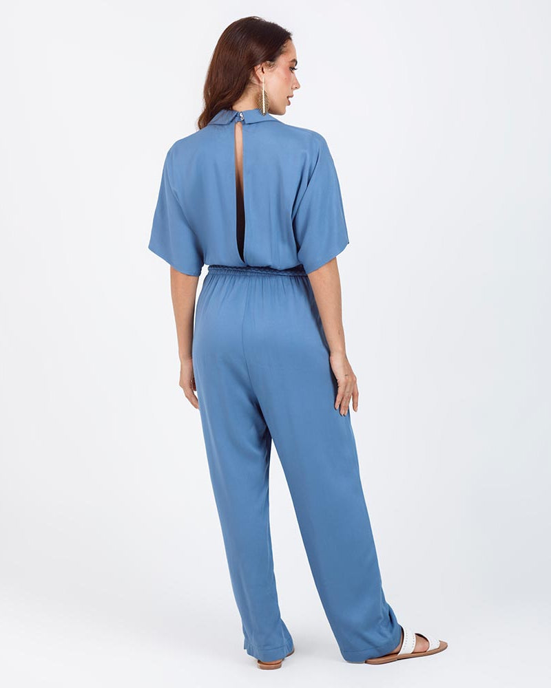 ENTERIZO LARGO PARA MUJER ESCOTE CRUZADO Adrissa