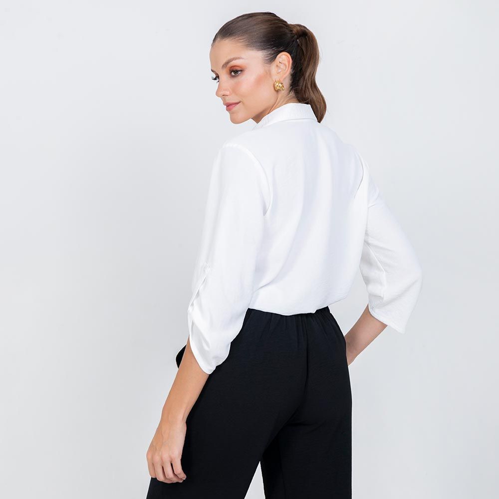 CAMISA PARA MUJER CON CHARRETERA UNIFORMES Adrissa