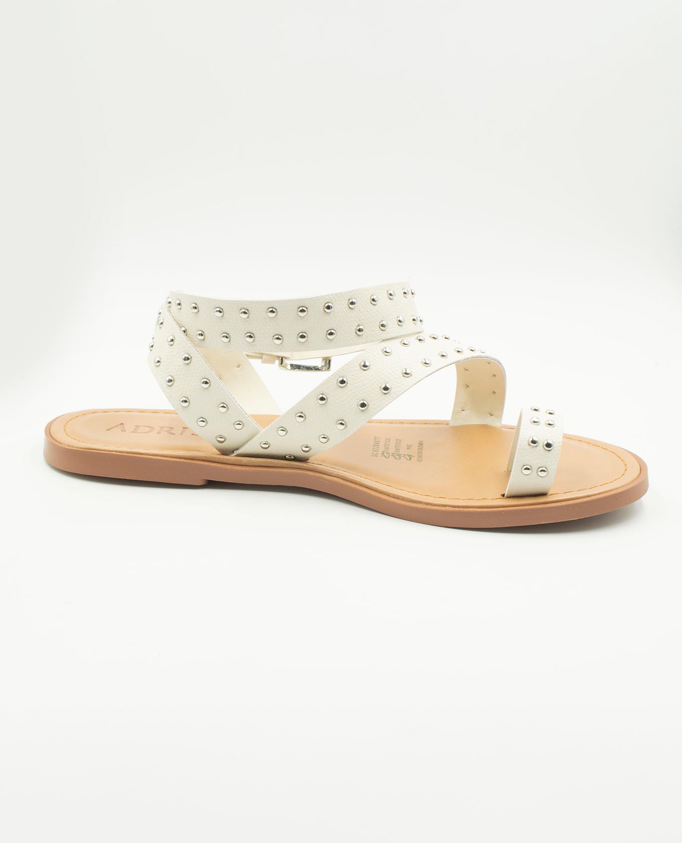 SANDALIA PLANA CON CORREAS Y TACHES Adrissa | Ropa para mujer