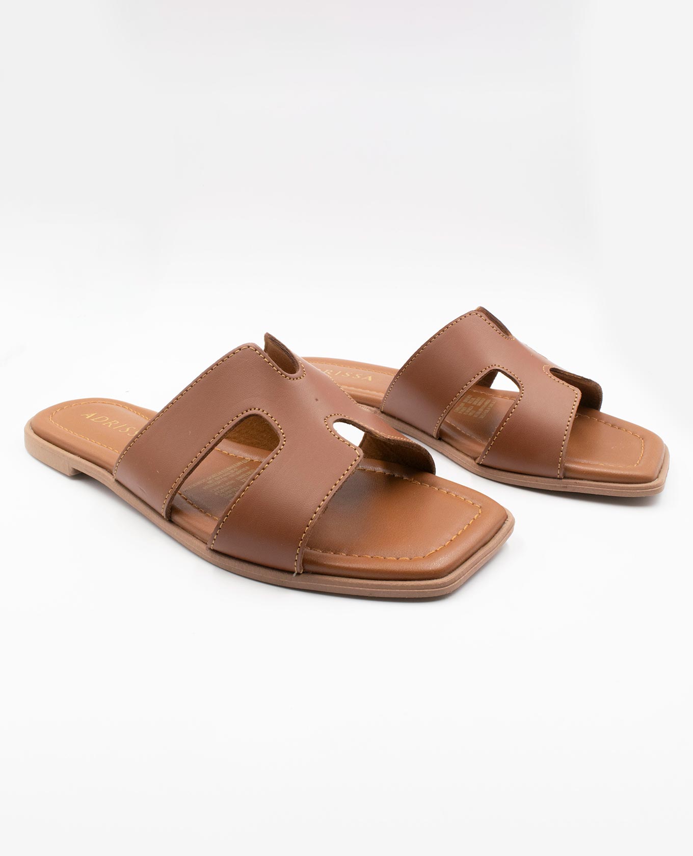 SANDALIA PLANA CORTE LASER Adrissa | Ropa para mujer