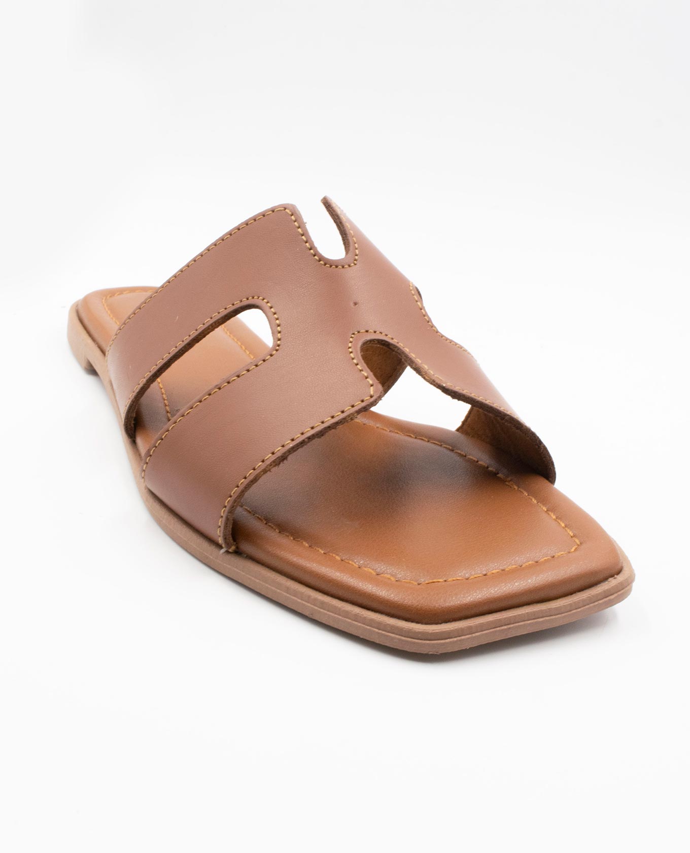 SANDALIA PLANA CORTE LASER Adrissa | Ropa para mujer