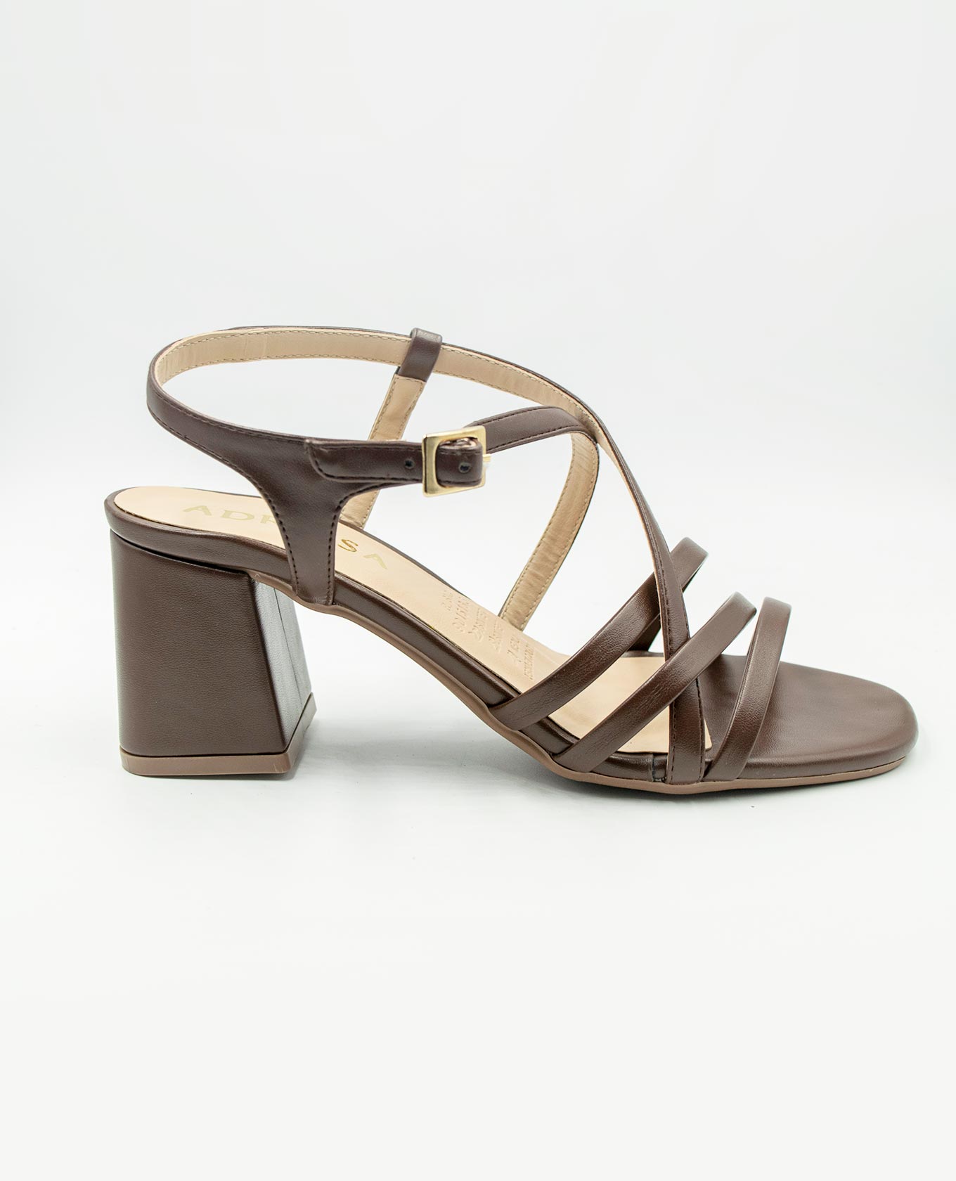 SANDALIA TACÓN 5 1/2 TIRAS TOBILLERAS Adrissa | Ropa para mujer