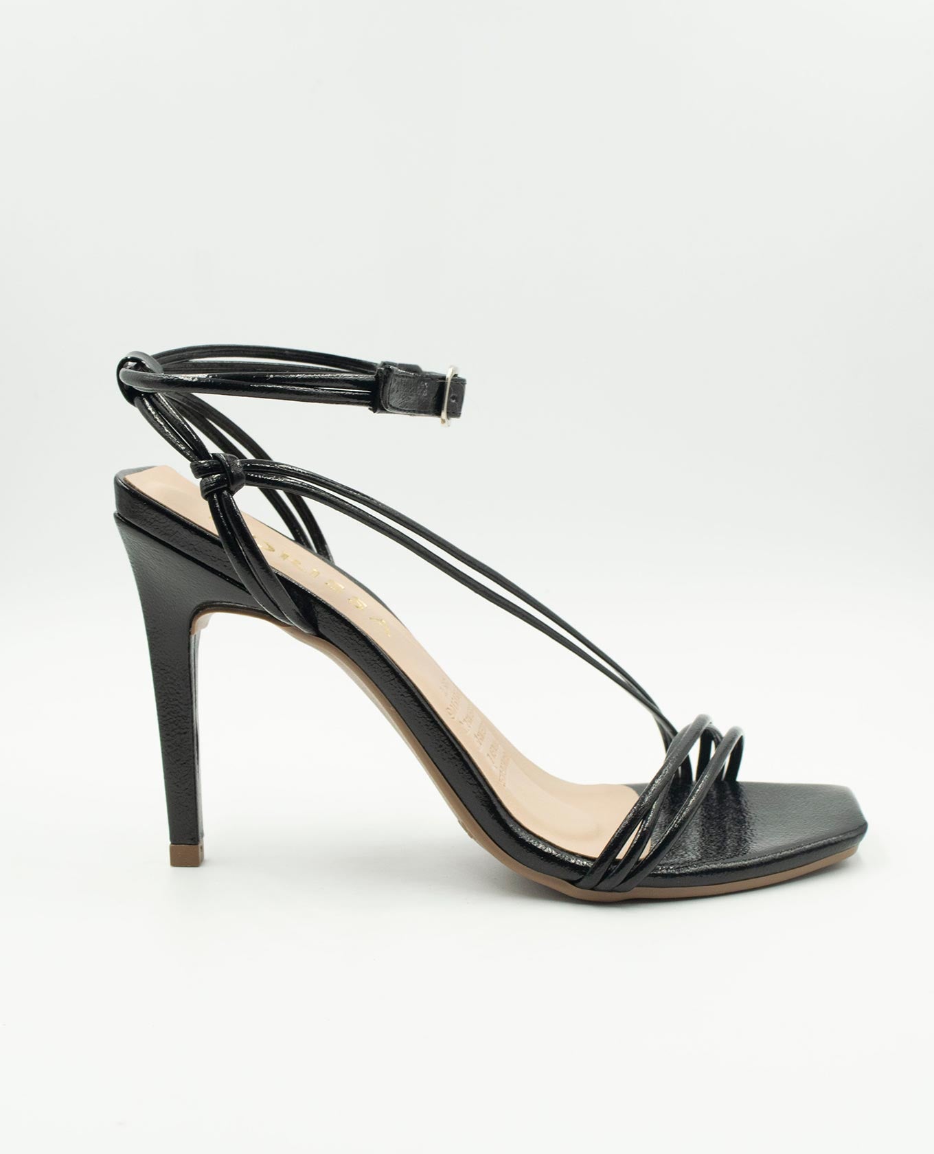 SANDALIA TACÓN PARA MUJER CON CUERDA TOBILLERA Adrissa